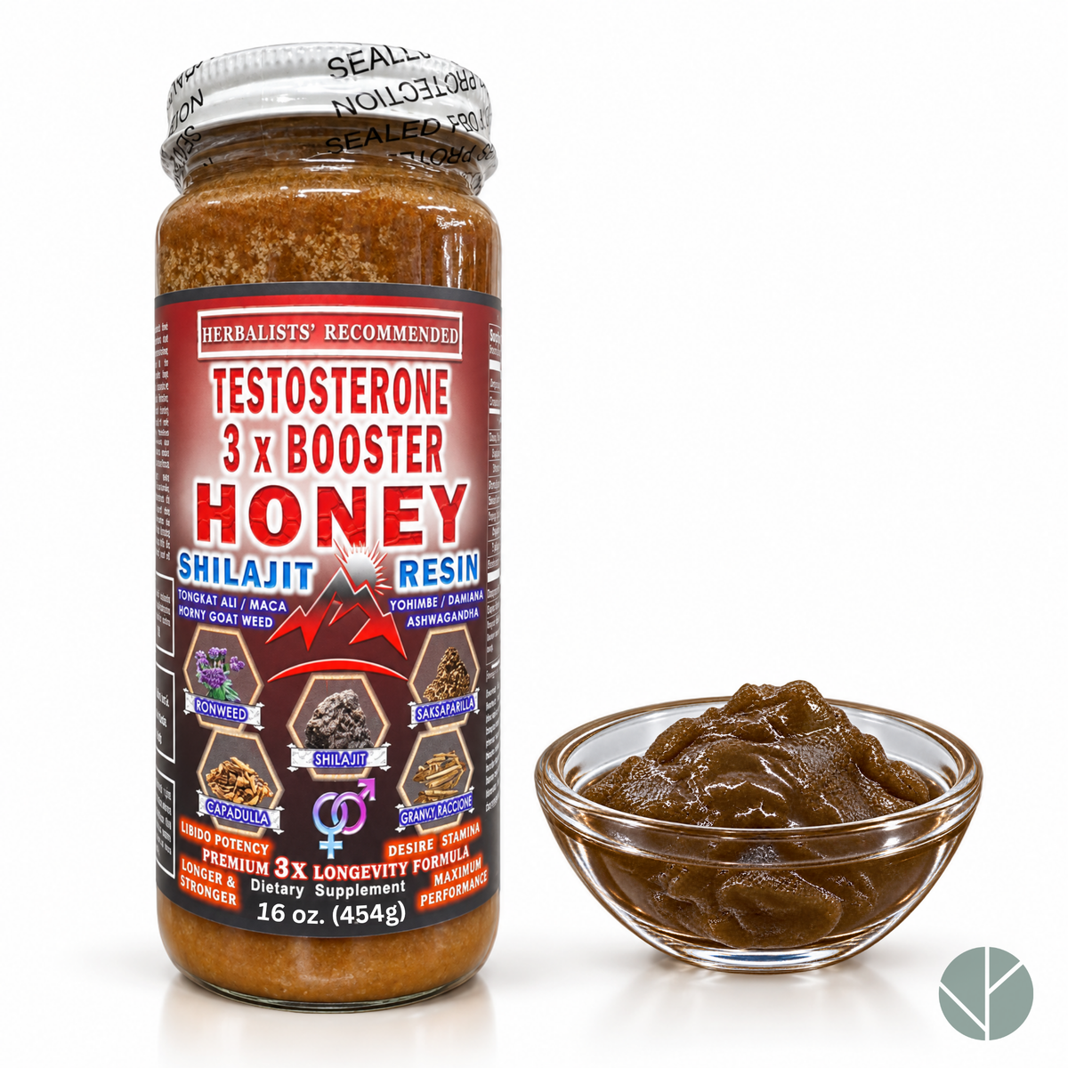 Honey Pack for Men | 3X T-Booster Herbal Honey