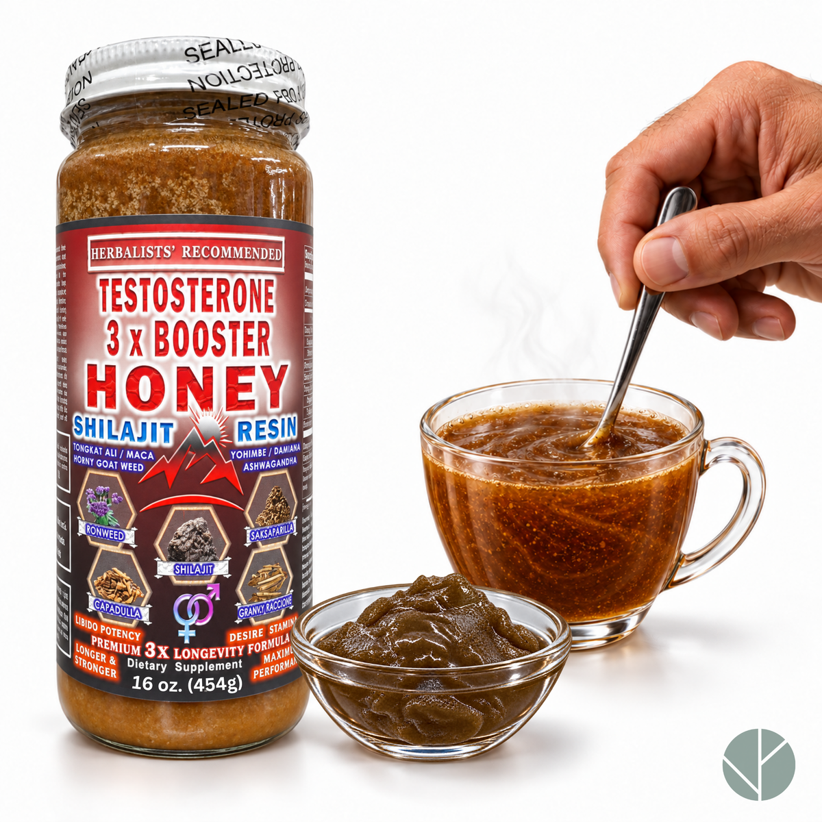 Honey Pack for Men | 3X T-Booster Herbal Honey