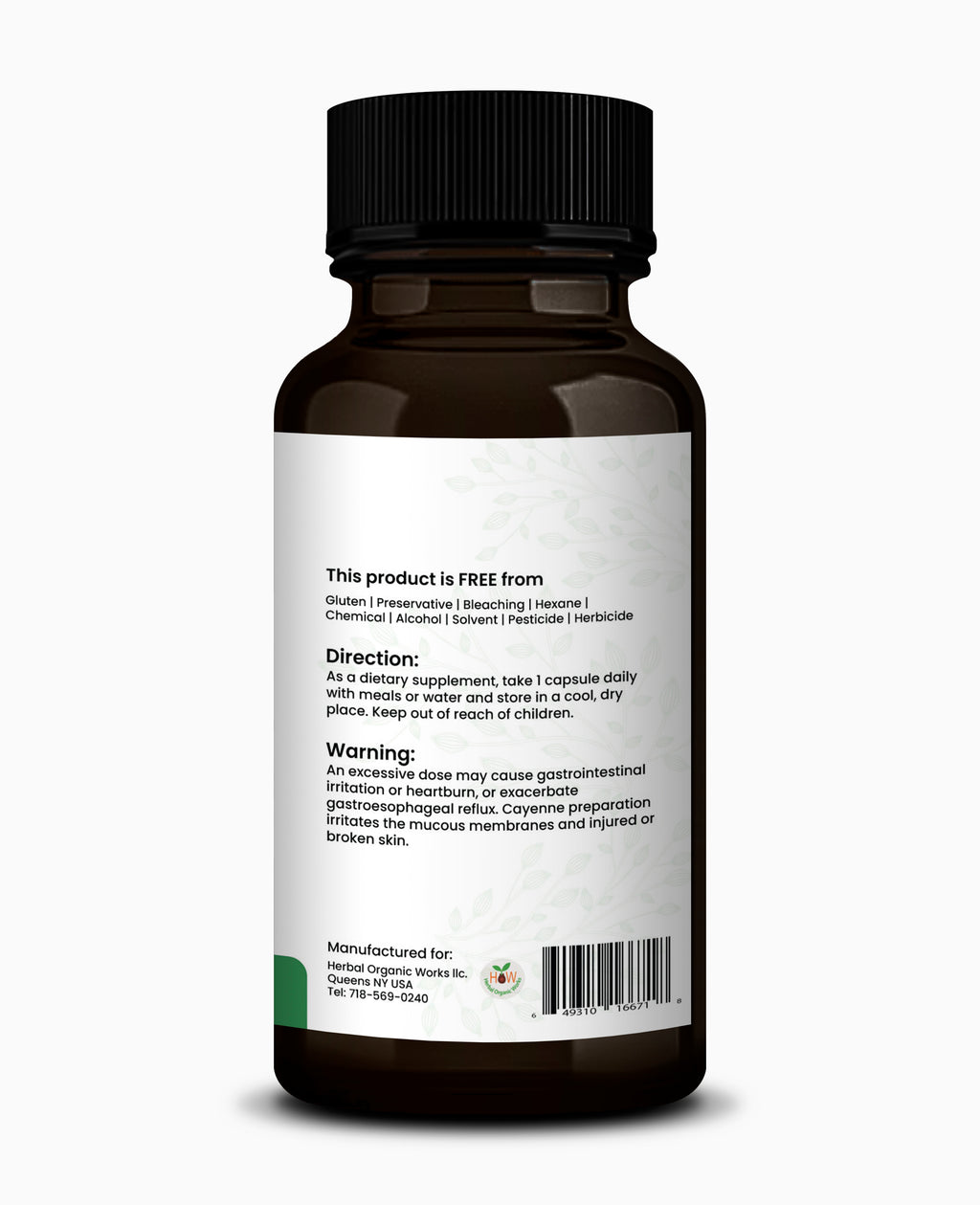 Olive Leaf Capsule for Immunity, Heart & Antioxidant Support