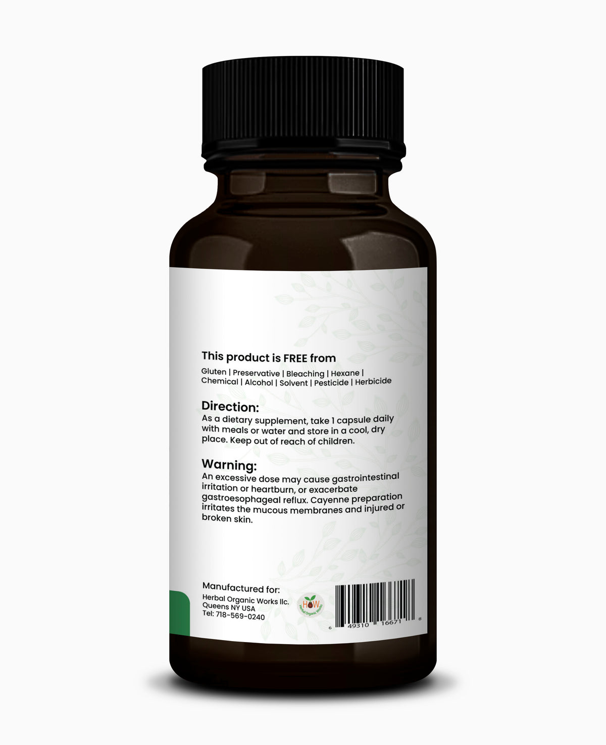 Olive Leaf Capsule for Immunity, Heart & Antioxidant Support