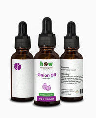 Onion Oil - Herbal Organic Works 100% Natural Oil for Hair Growth, Strong Roots & Healthy Scalp | 30ml
