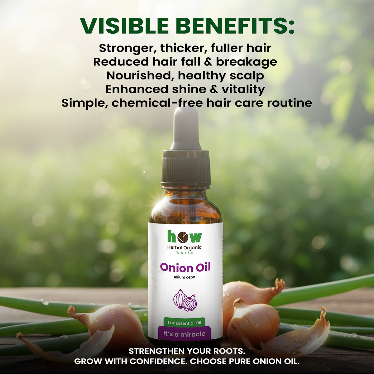 Onion oil benefits