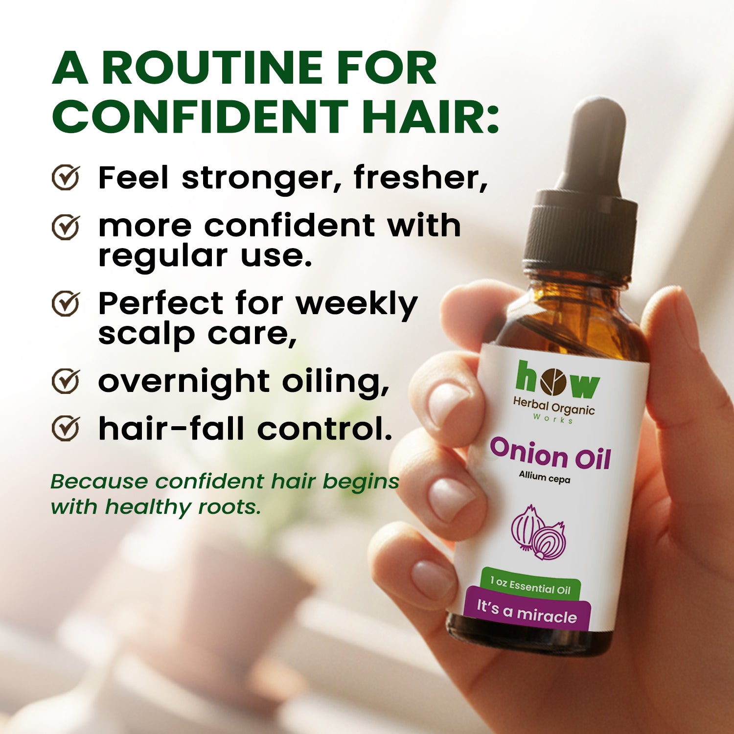Onion oil  for hair