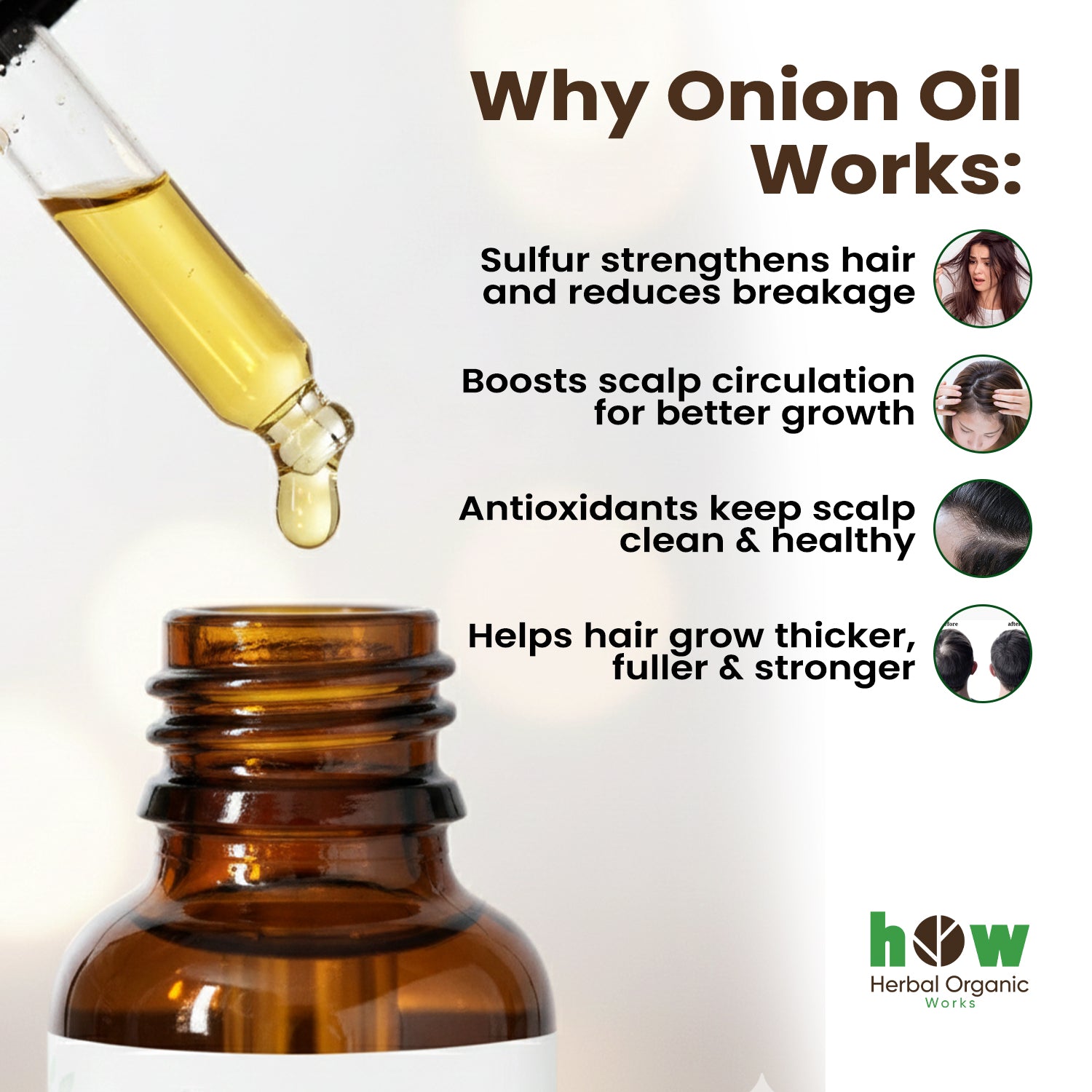 Onion oil  works