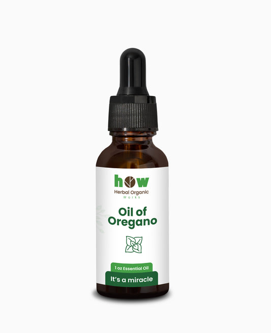 Oregano Oil by Herbal Organic Works – 100% Pure & Natural, Cold-Pressed Essential Oil for Immunity, Skin, Hair, Aromatherapy & DIY Remedies (1 oz)