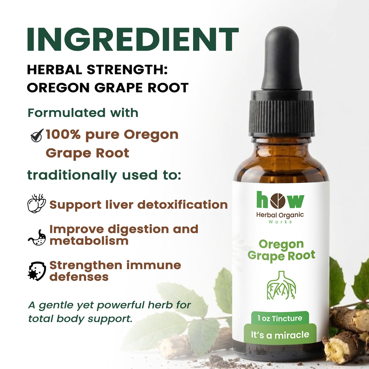 Oregon Grape Root ingredients