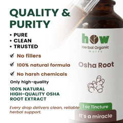 Osha Root extract quality