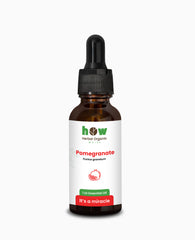 Pomegranate Oil by Herbal Organic Works – Pure Cold-Pressed Oil for Skin Hydration & Hair Care (1 oz Glass Dropper Bottle)