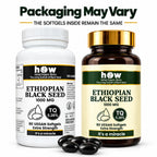 Ethiopian Black Seed Oil Capsules | 1000mg Vegan Softgels