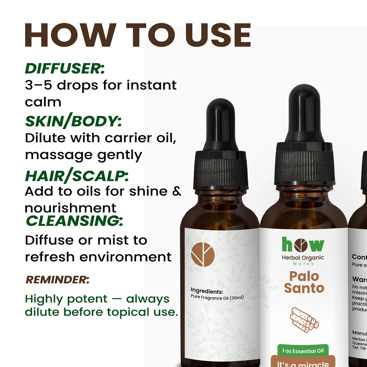  palo santo oil uses