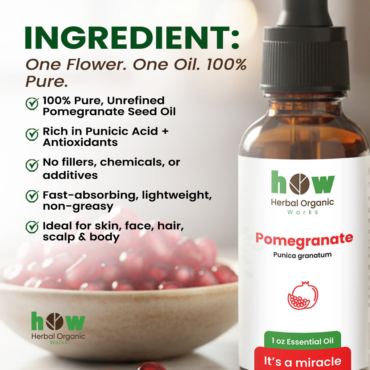 pomegranate seed oil ingridients