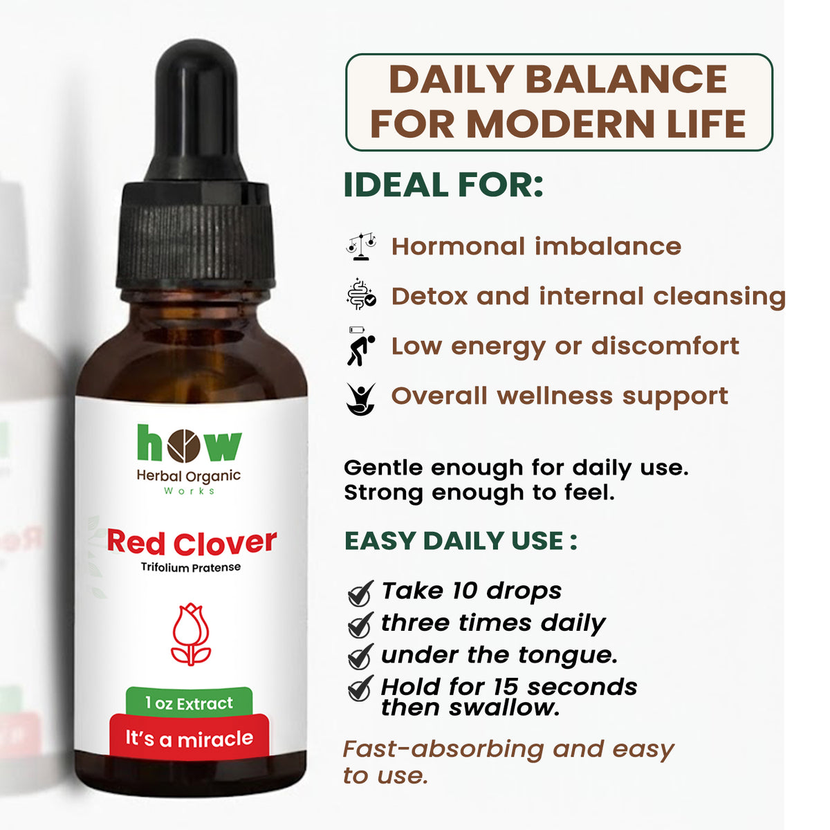 Red Clover extract uses