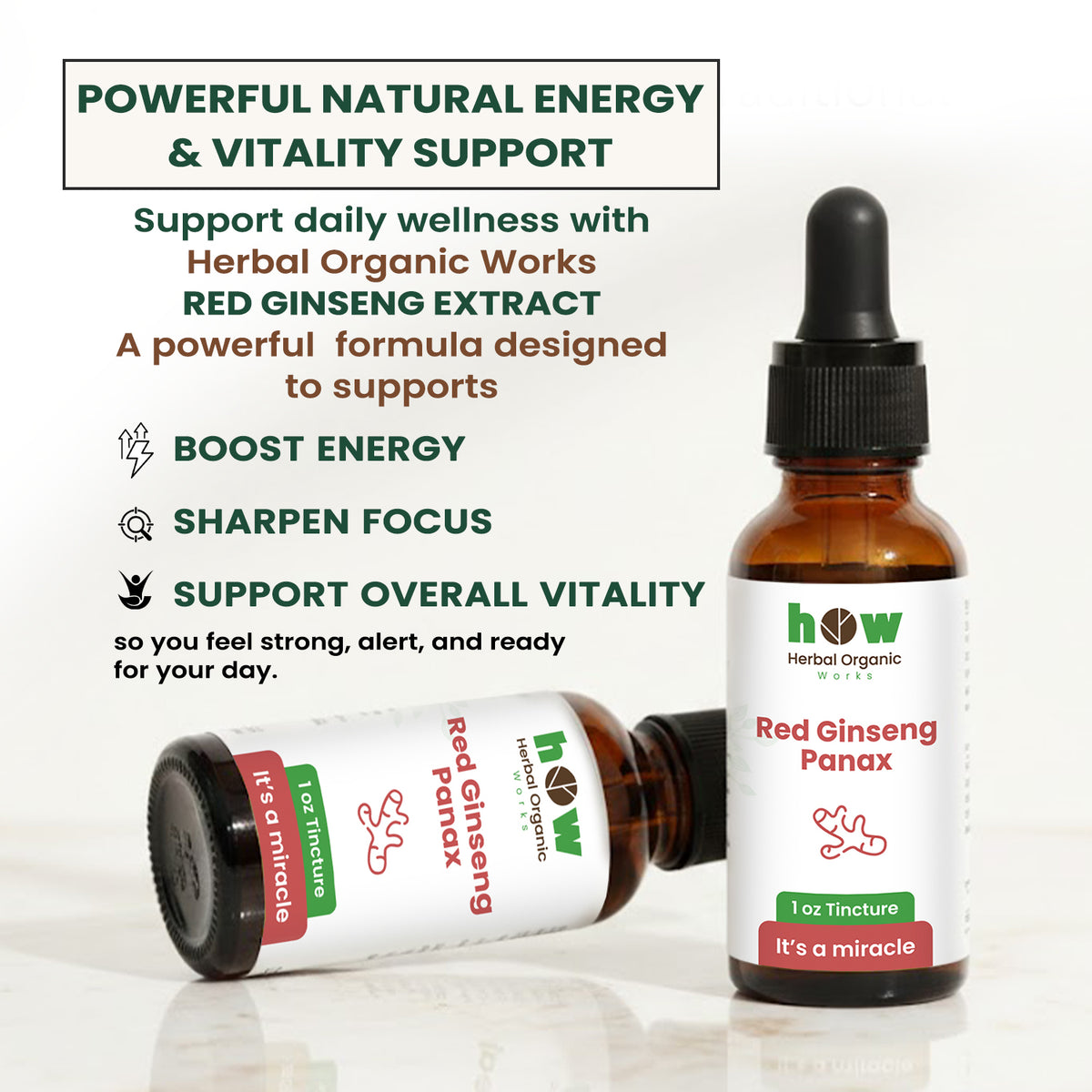 Red Ginseng panax tincture 