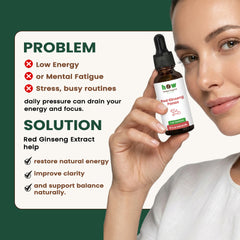 Red Ginseng panax tincture problem