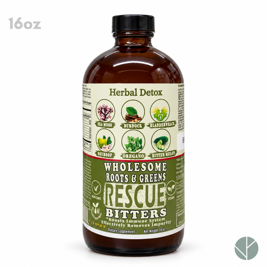 Full Body Detox Supplement | Wholesome Rescue Bitter 16oz