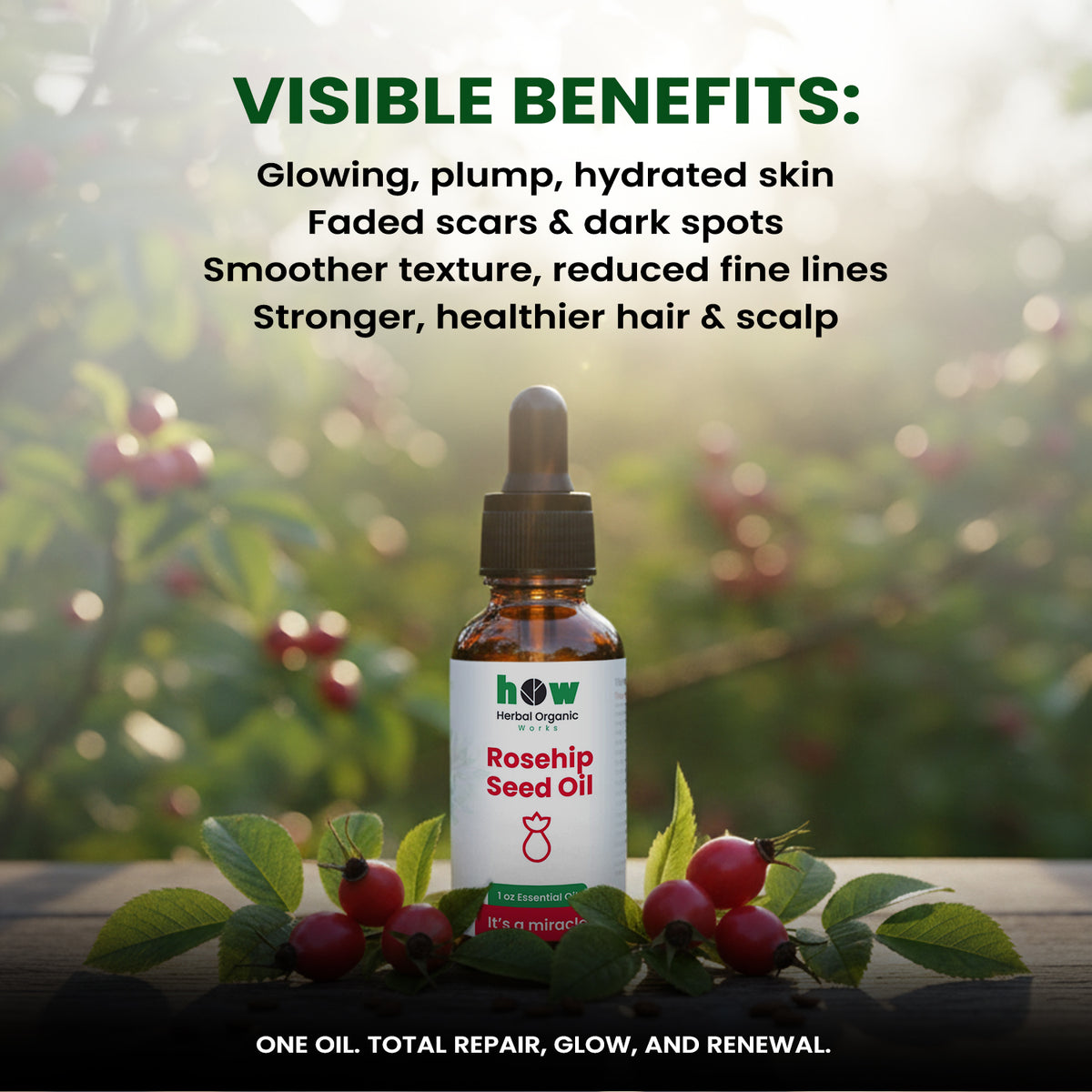 Rosehip seed oil benefits