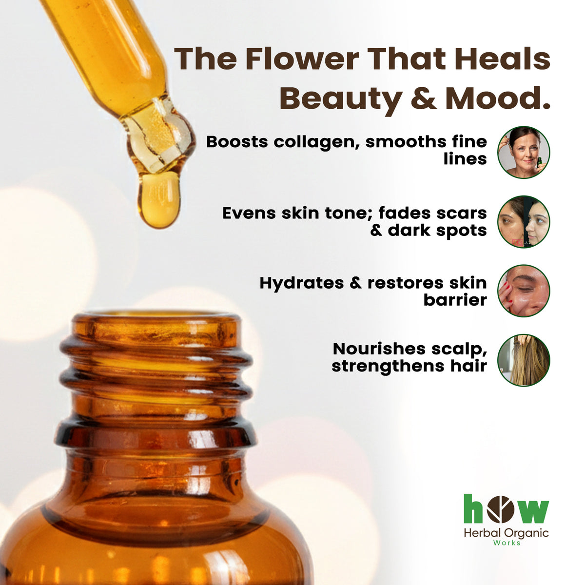 Rosehip seed oil  works