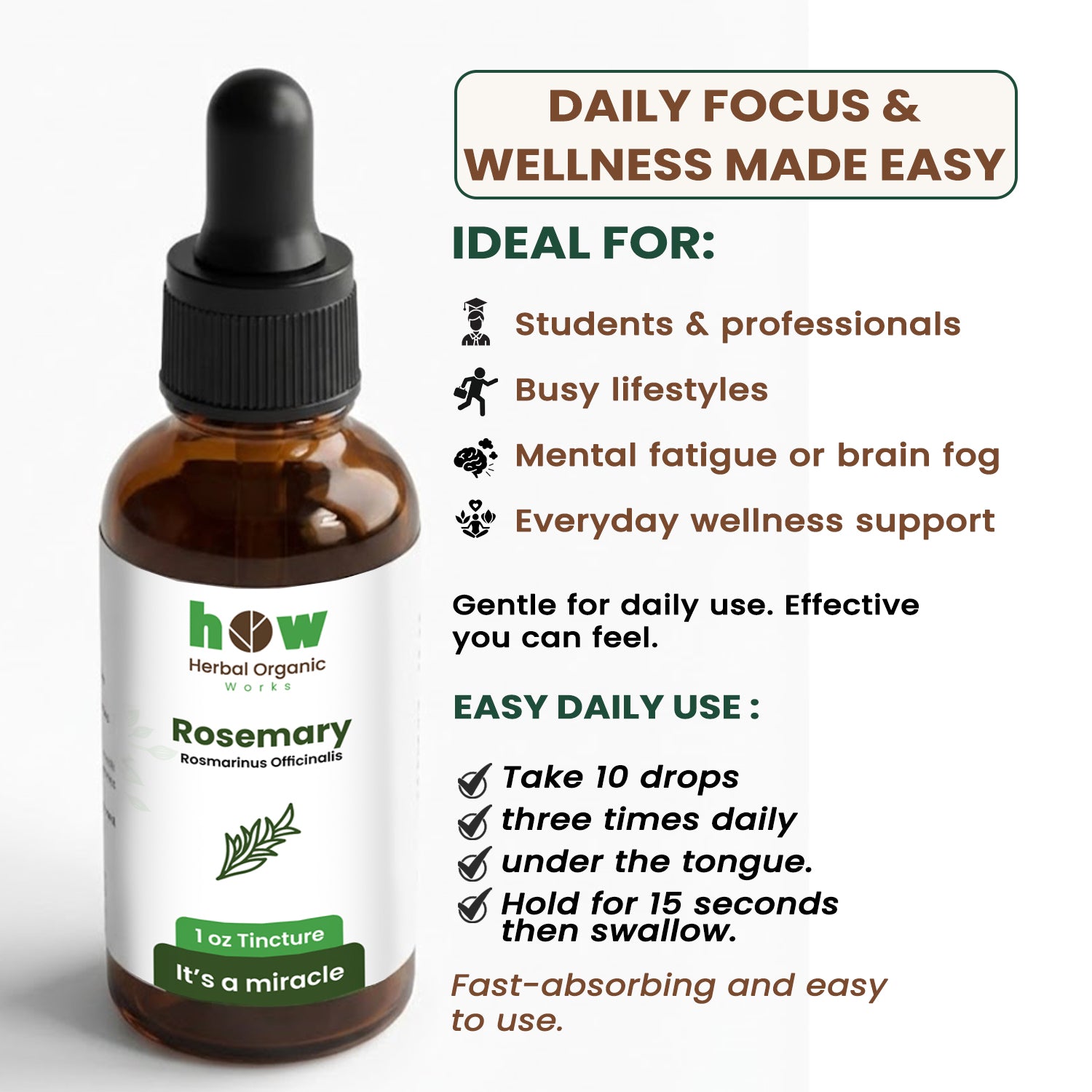 Rosemary Tincture uses
