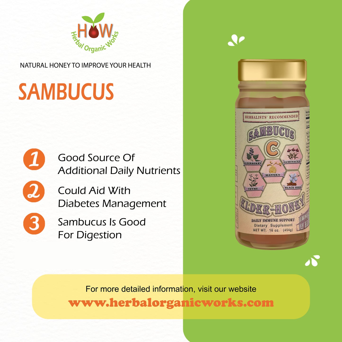 SAMBUCUS Elder Honey