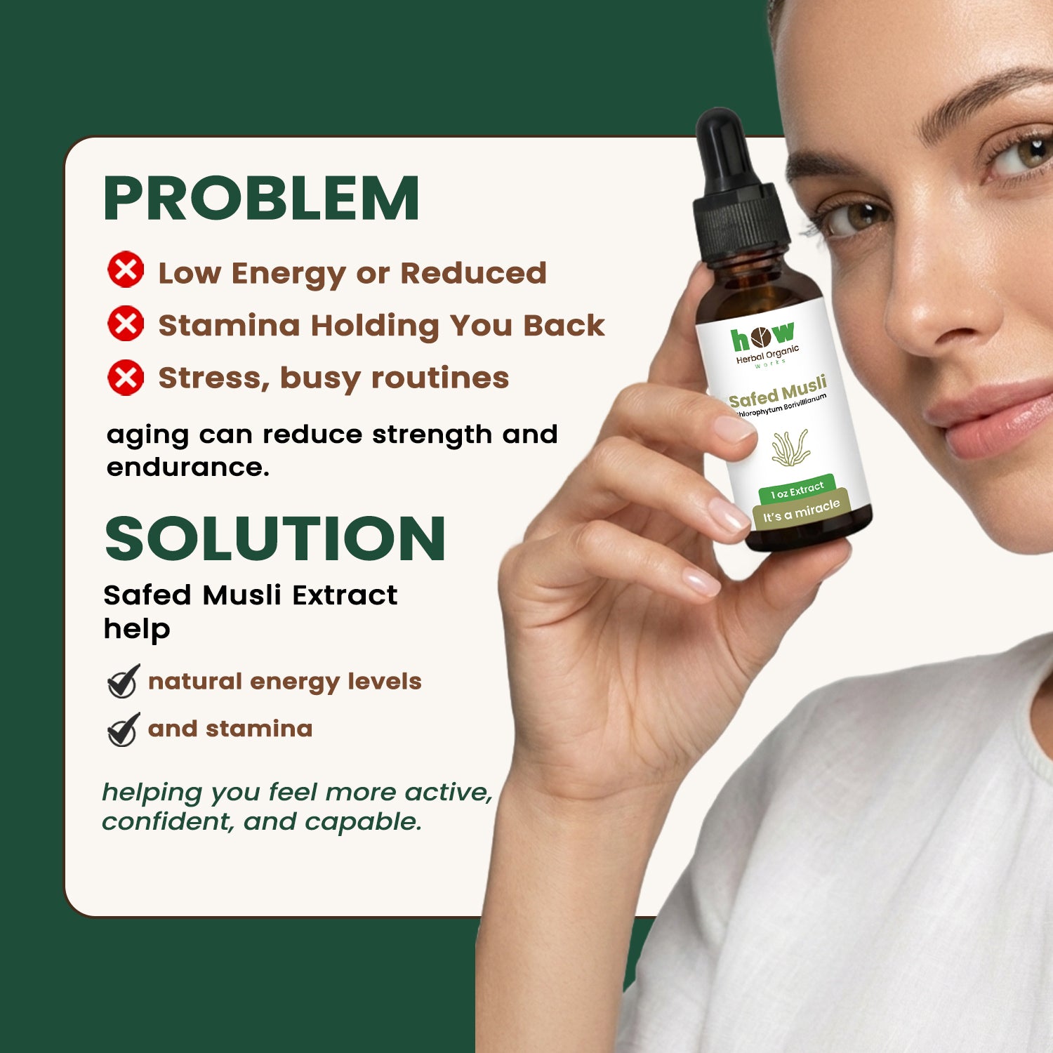 Safed musli extract problem