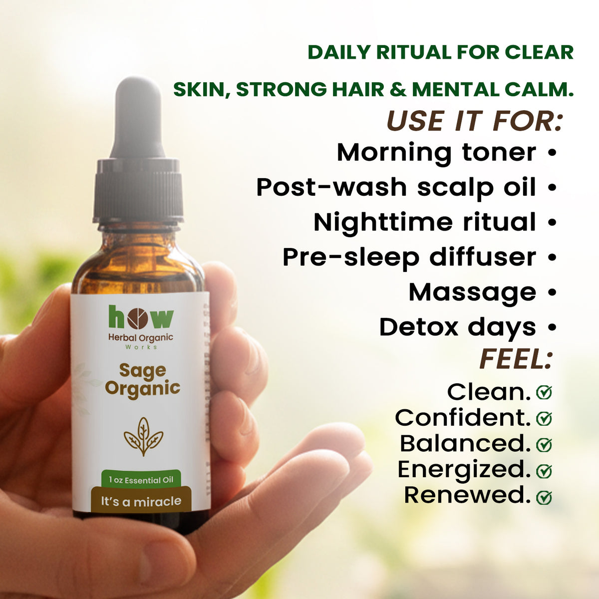 sage oil works