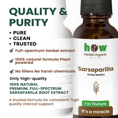 Sarsaparilla Tincture quality