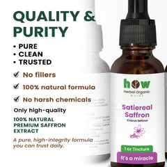 Satiereal saffron tincture quality