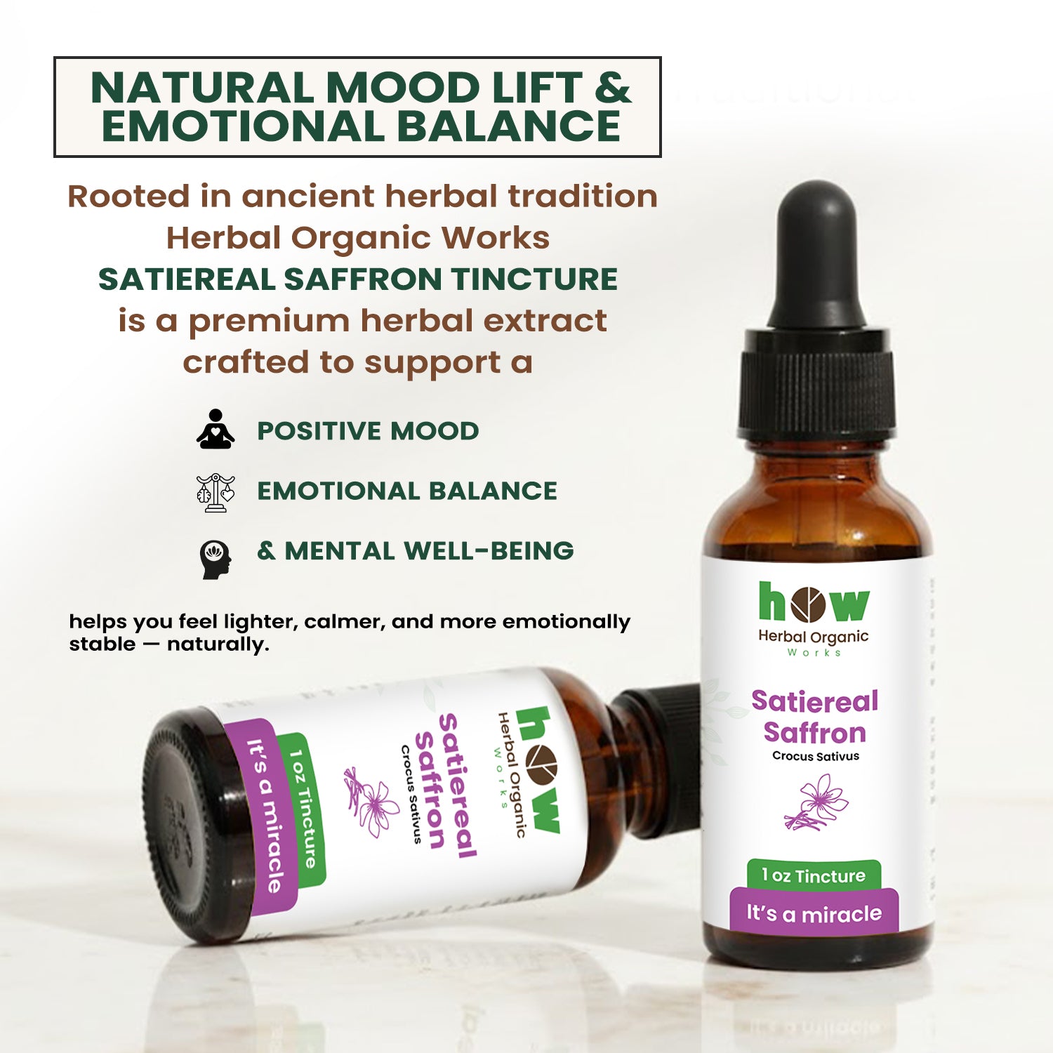 Satiereal saffron tincture