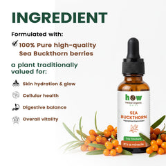 Sea Buckthorn Tincture ingredients