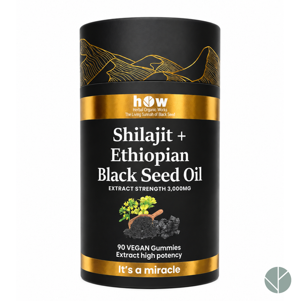 Shilajit + Ethiopian Black Seed Oil Gummies