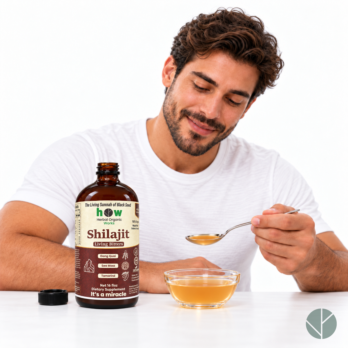Shilajit Supplement for Men | Natural Liquid Bitters 16oz