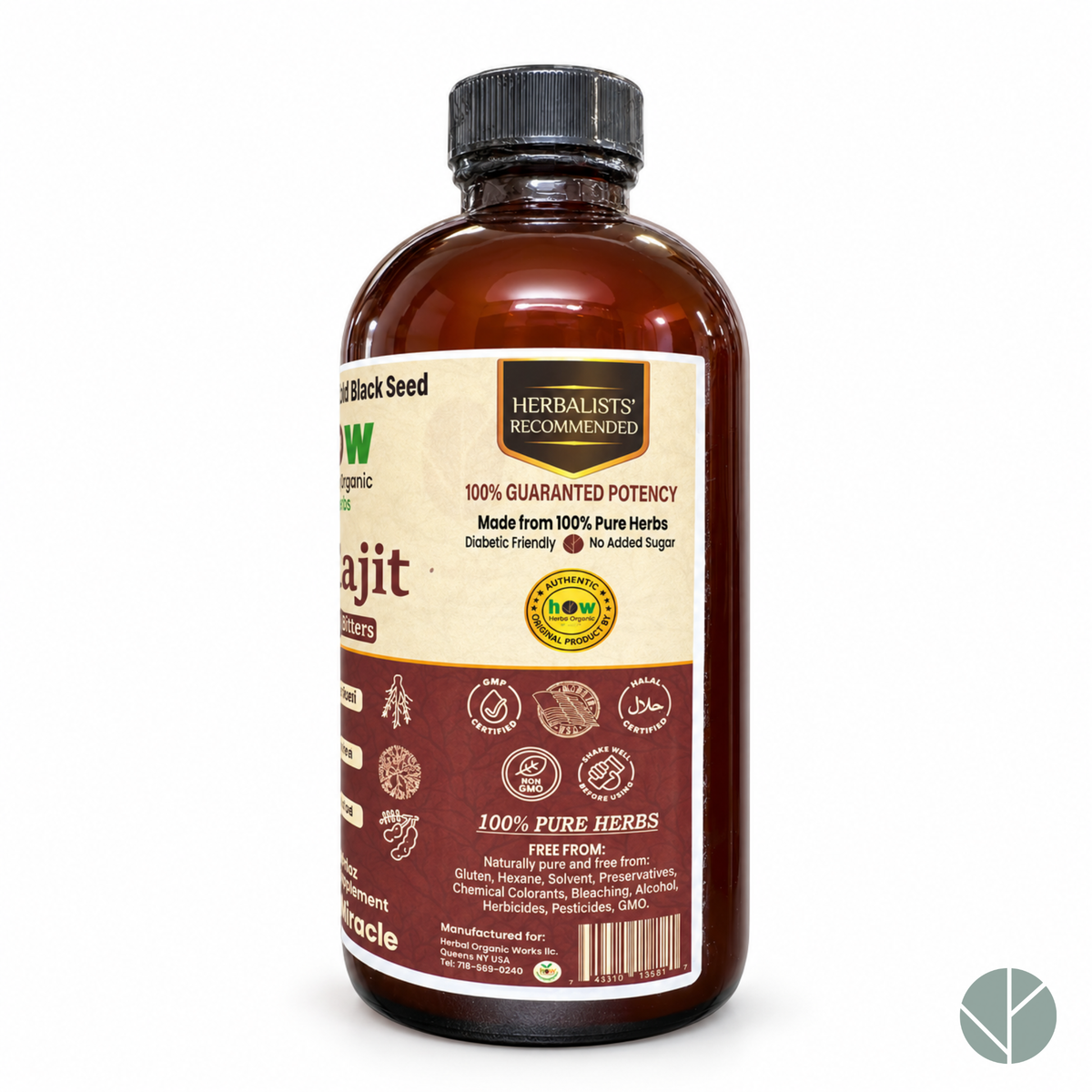 Shilajit Supplement for Men | Natural Liquid Bitters 16oz
