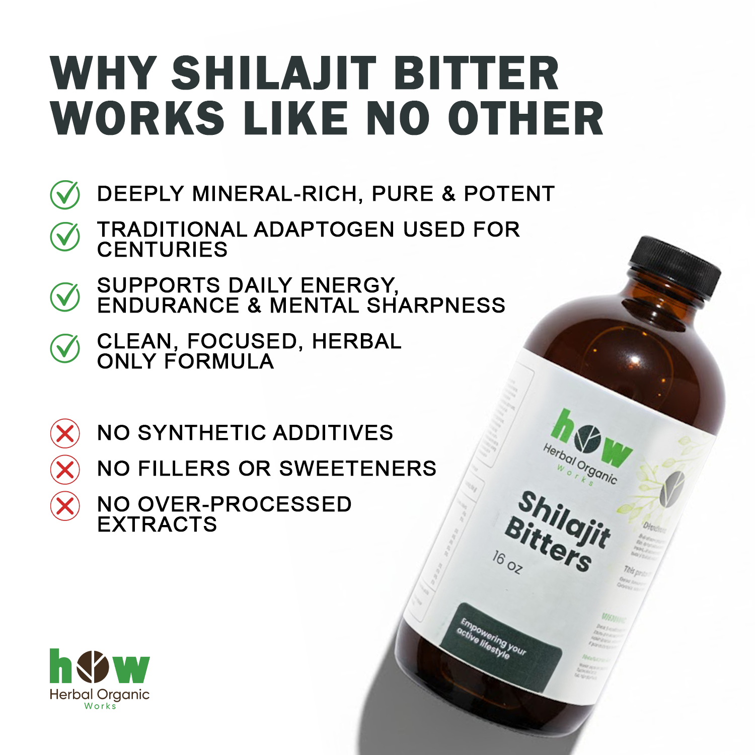 Shilajit Bitters works