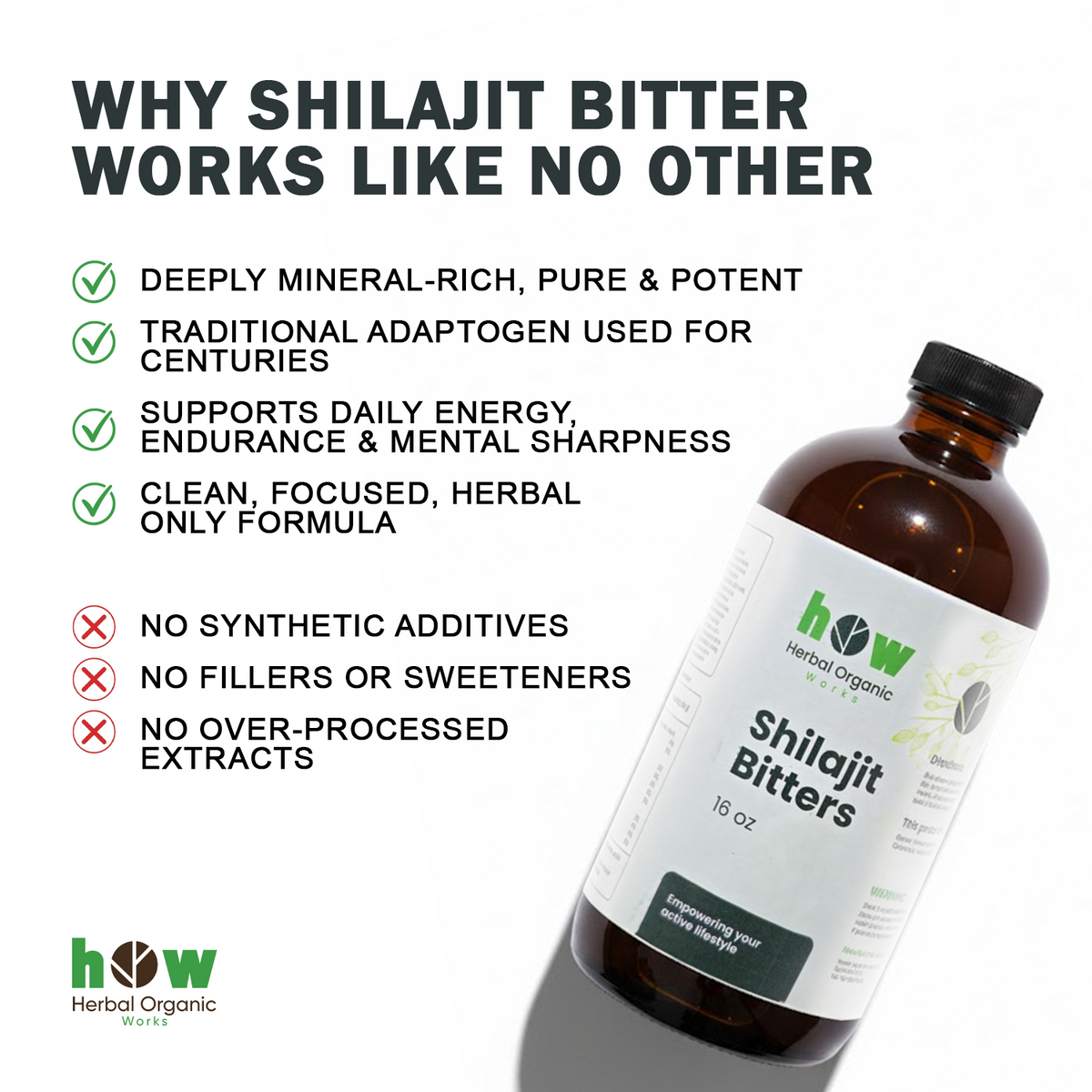 Shilajit Bitters works