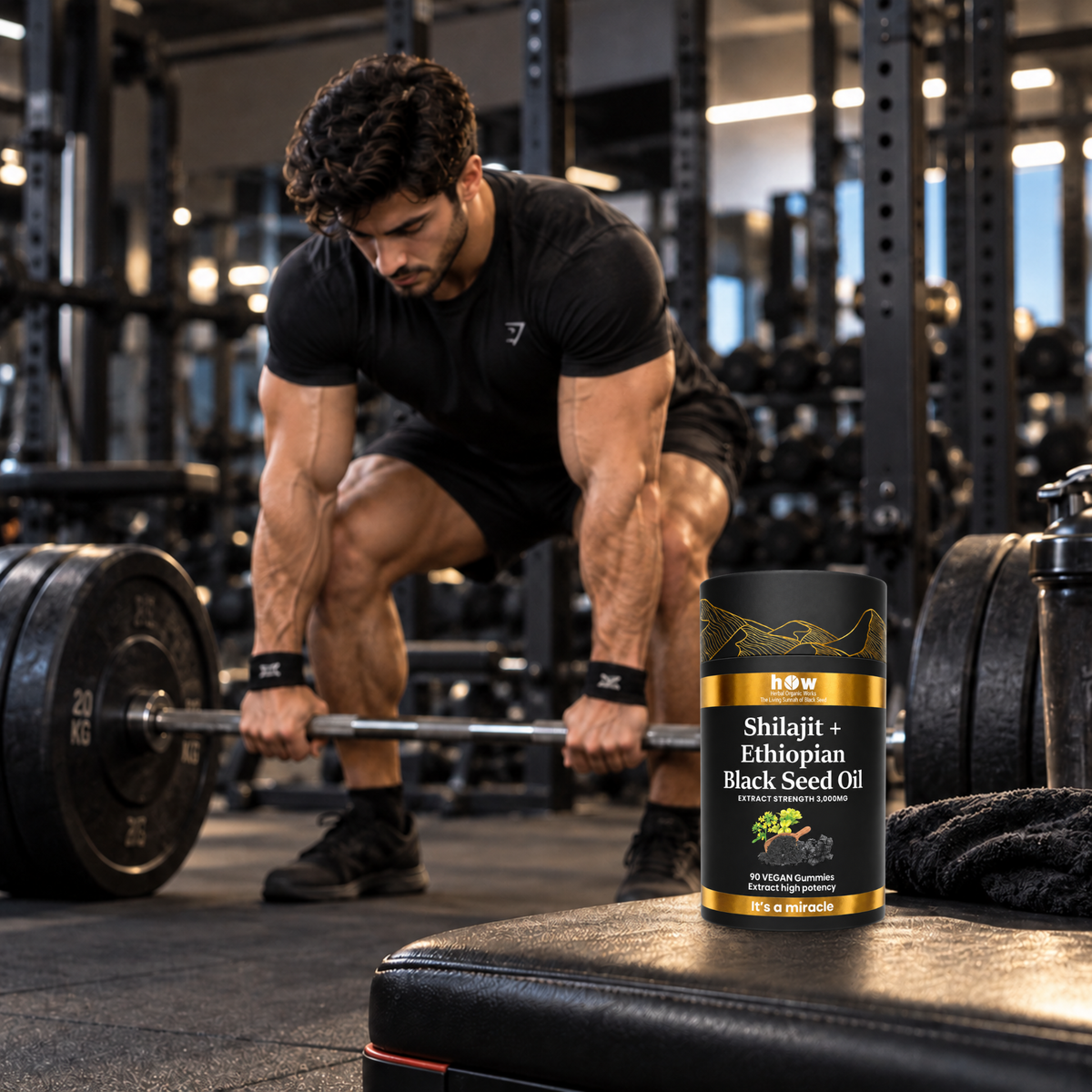 Shilajit Gummies for Men – Pure Himalayan with Ethiopian Black Seed Oil