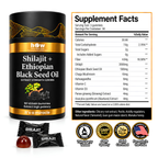 Shilajit Gummies for Men – Pure Himalayan with Ethiopian Black Seed Oil
