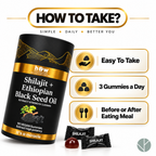 Shilajit Gummies for Men – Pure Himalayan with Ethiopian Black Seed Oil