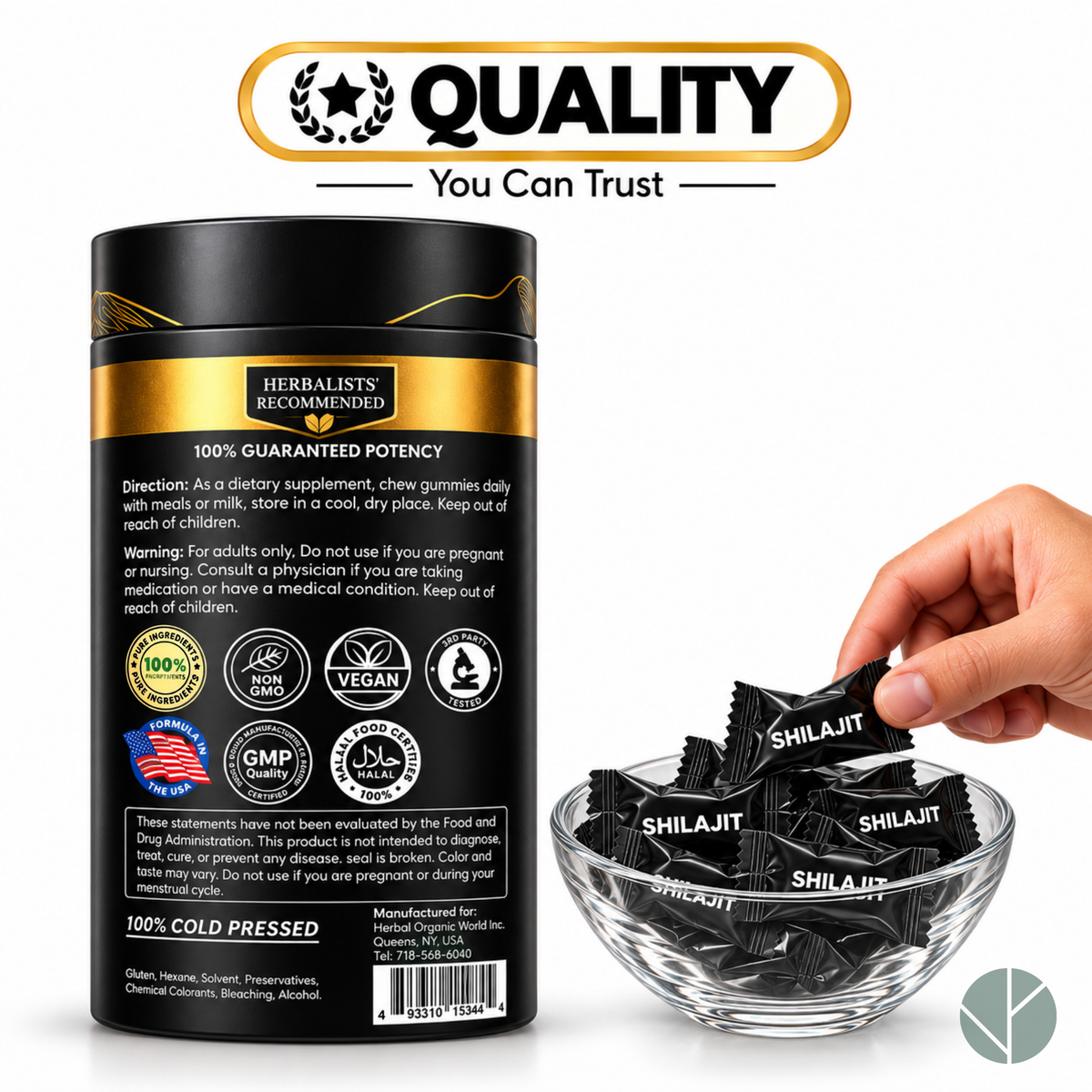 Shilajit Gummies for Men – Pure Himalayan with Ethiopian Black Seed Oil