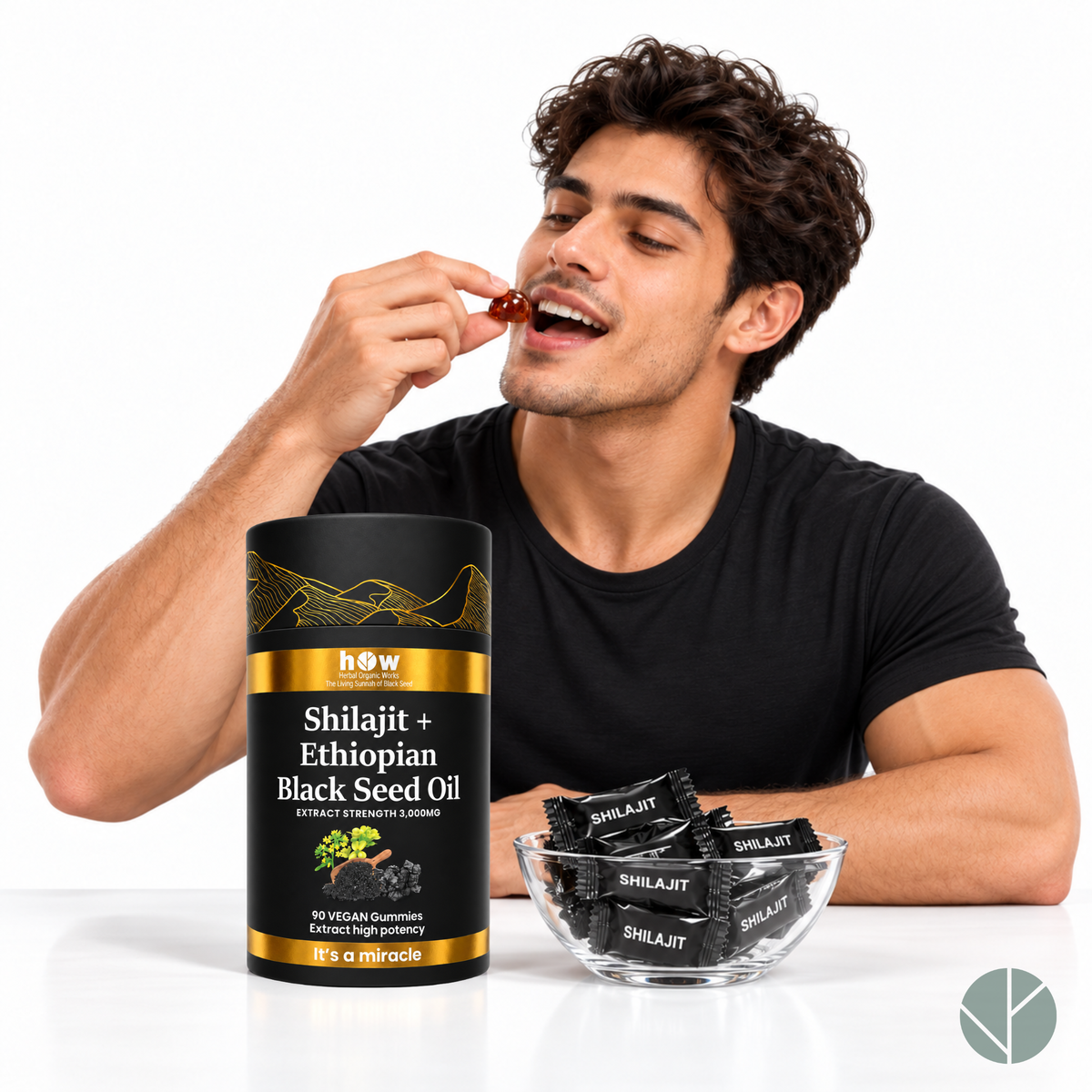 Shilajit Gummies for Men – Pure Himalayan with Ethiopian Black Seed Oil