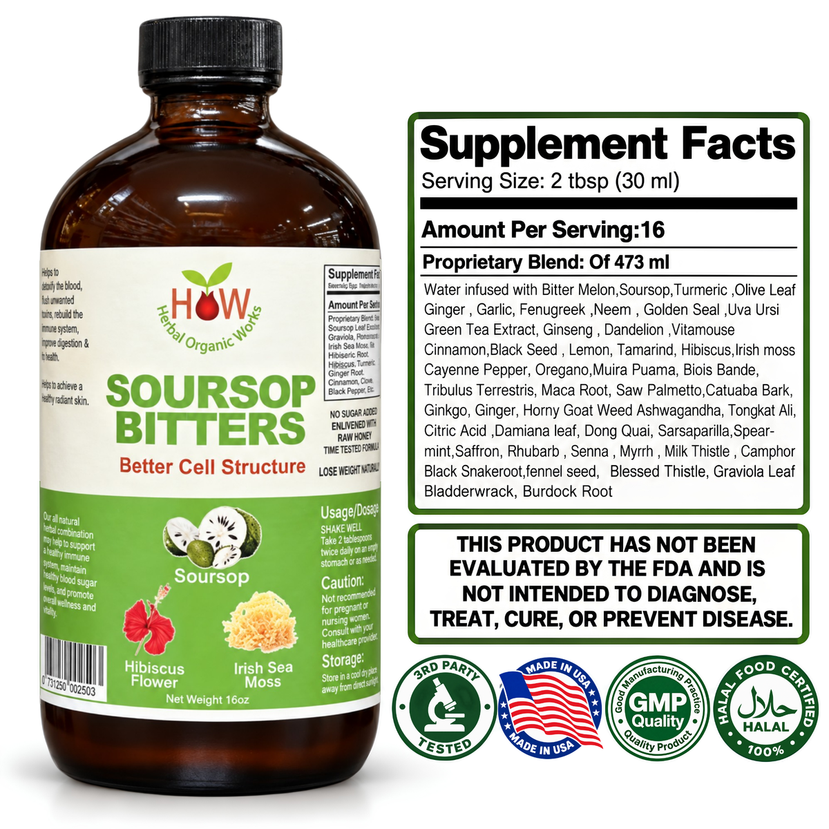 Natural Soursop Bitters