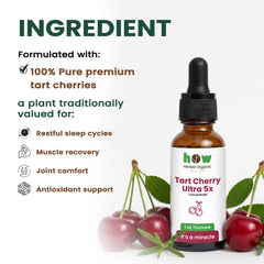 Tart Cherry tincture ingredients