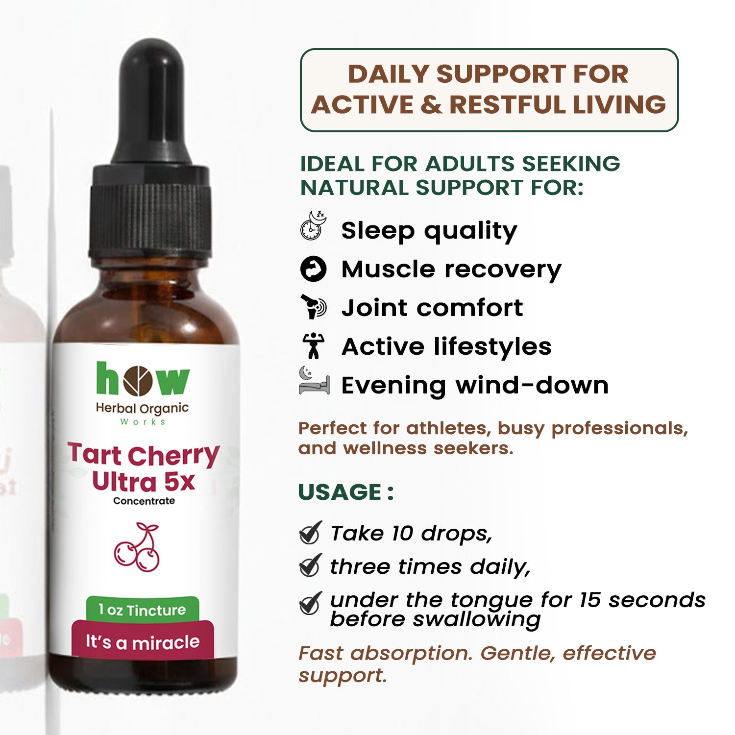 Tart Cherry tincture uses
