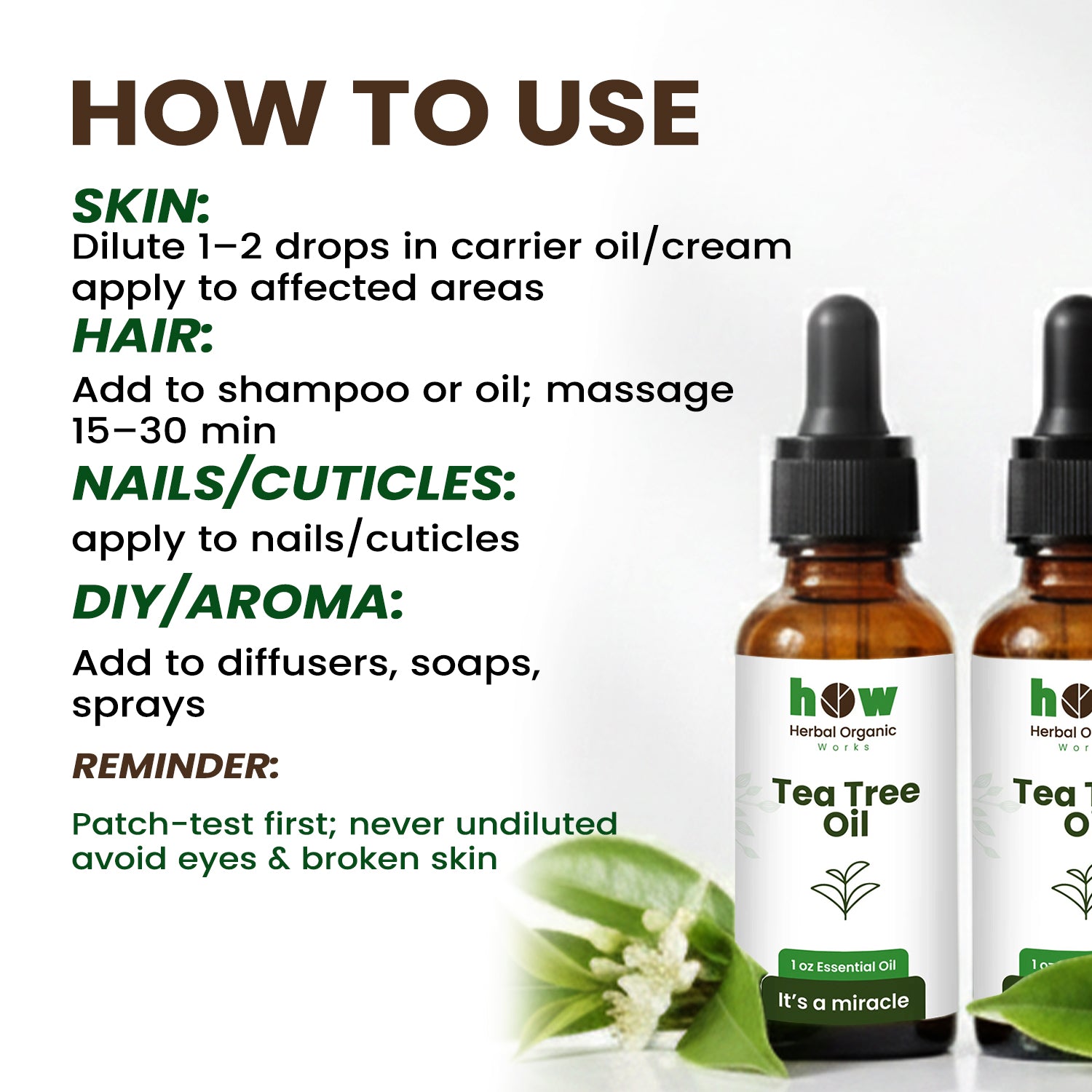 Tea Tree oil uses