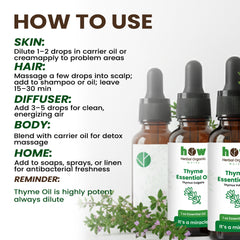 Thyme essential oil uses
