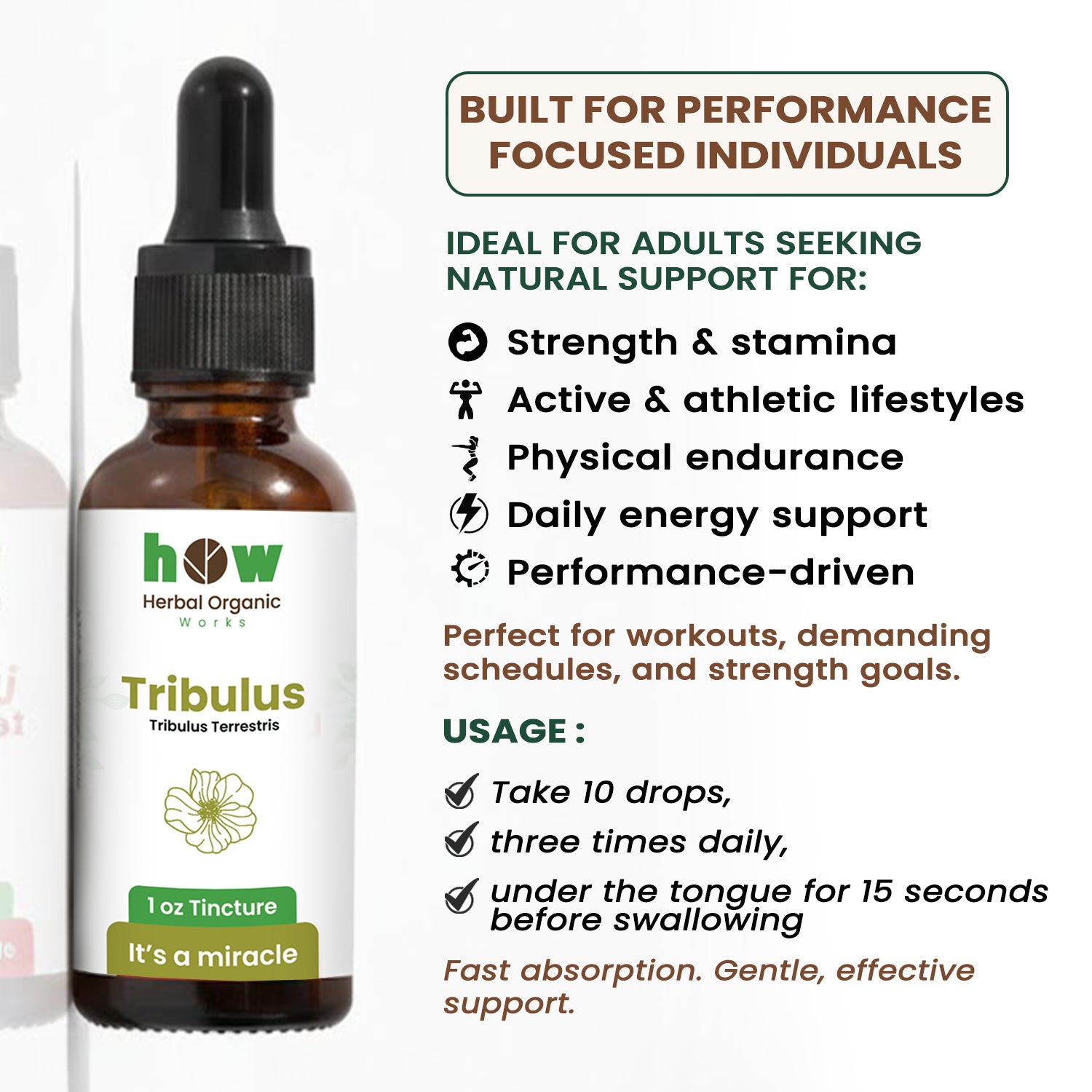 Tribulus Tincture uses
