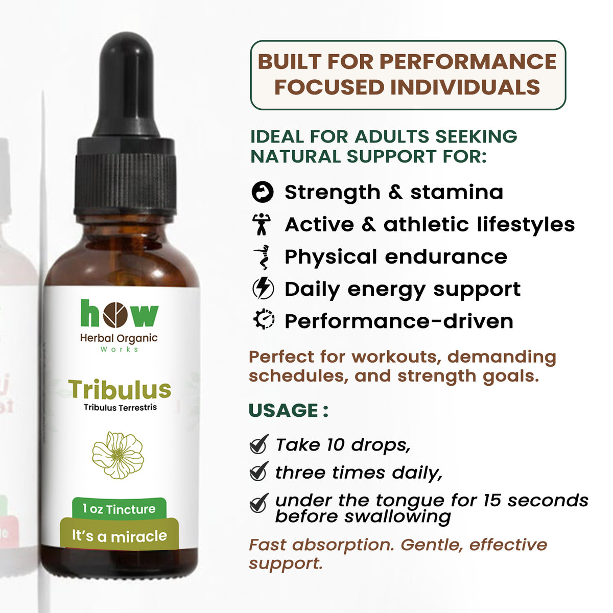 Tribulus Tincture uses