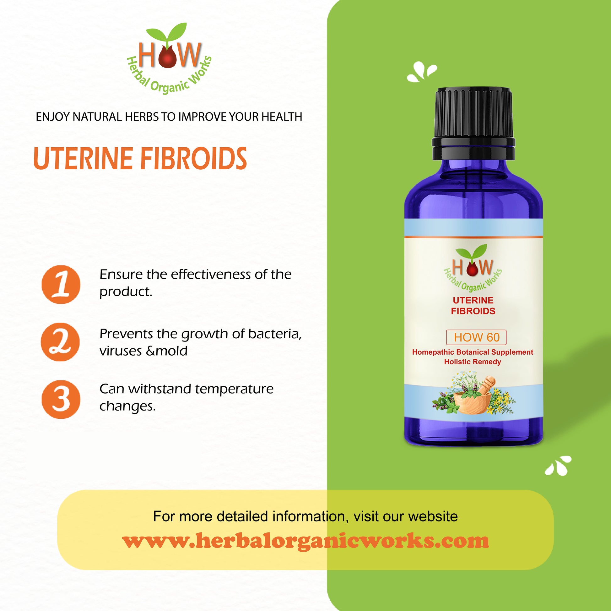 NATURAL REMEDY FOR UTERINE FIBROIDS (HOW60)