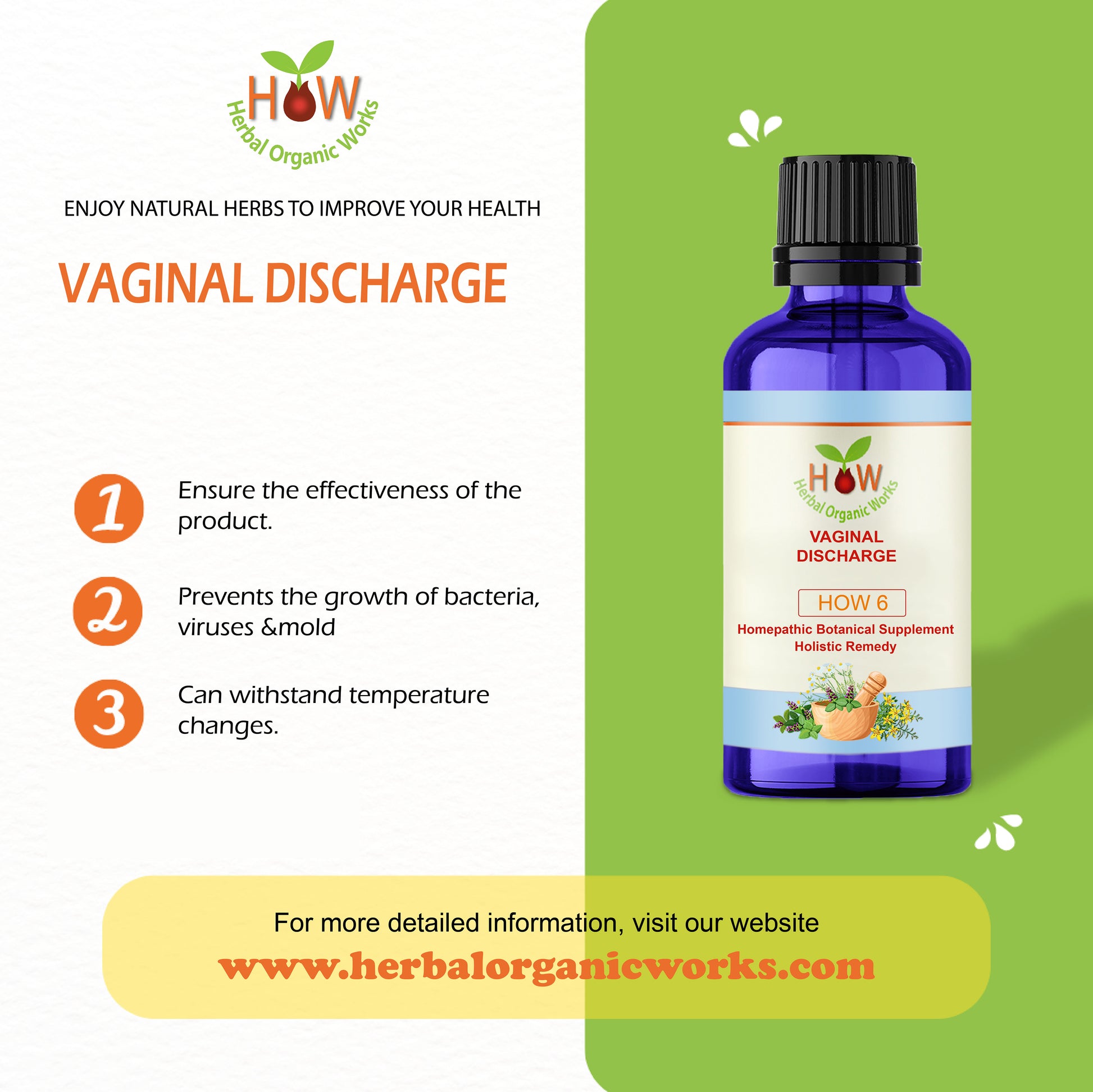 NATURAL REMEDY FOR VAGINAL DISCHARGE (HOW6)