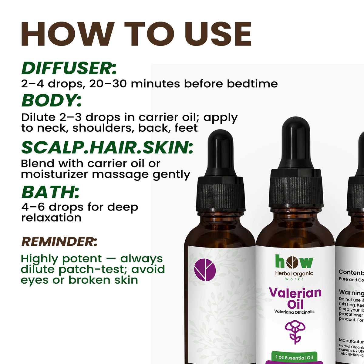 Valerian Root Oil – 100% Pure Botanical Aromatherapy Oil | 1 oz