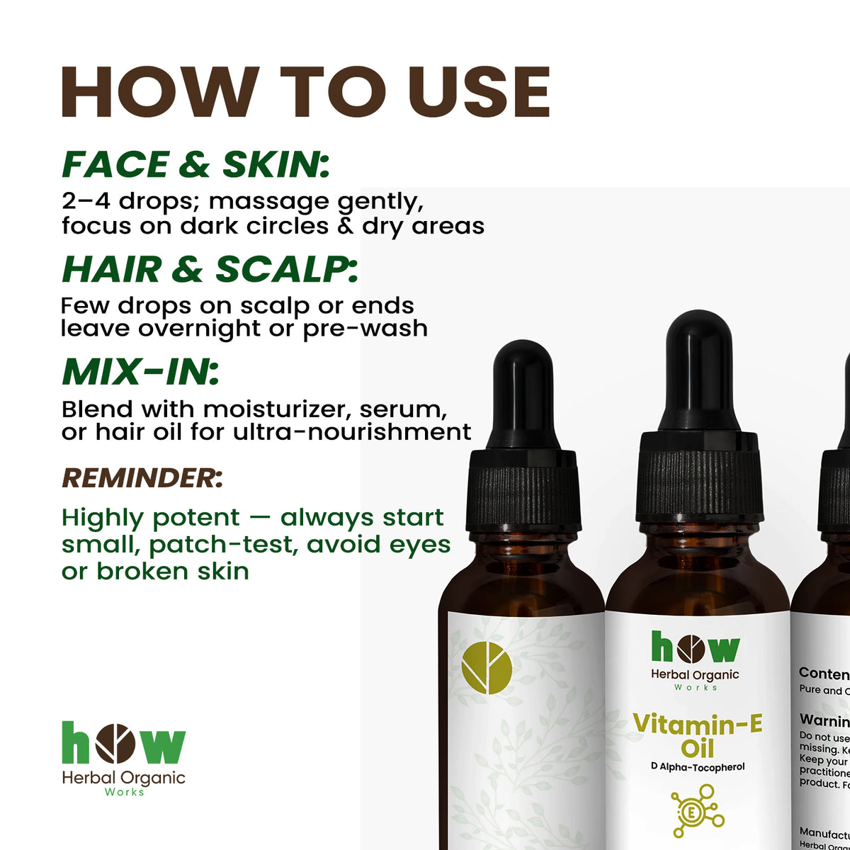 Vitamin E Oil uses